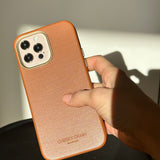 Vegan Leather Case Cognac · iPhone 14
