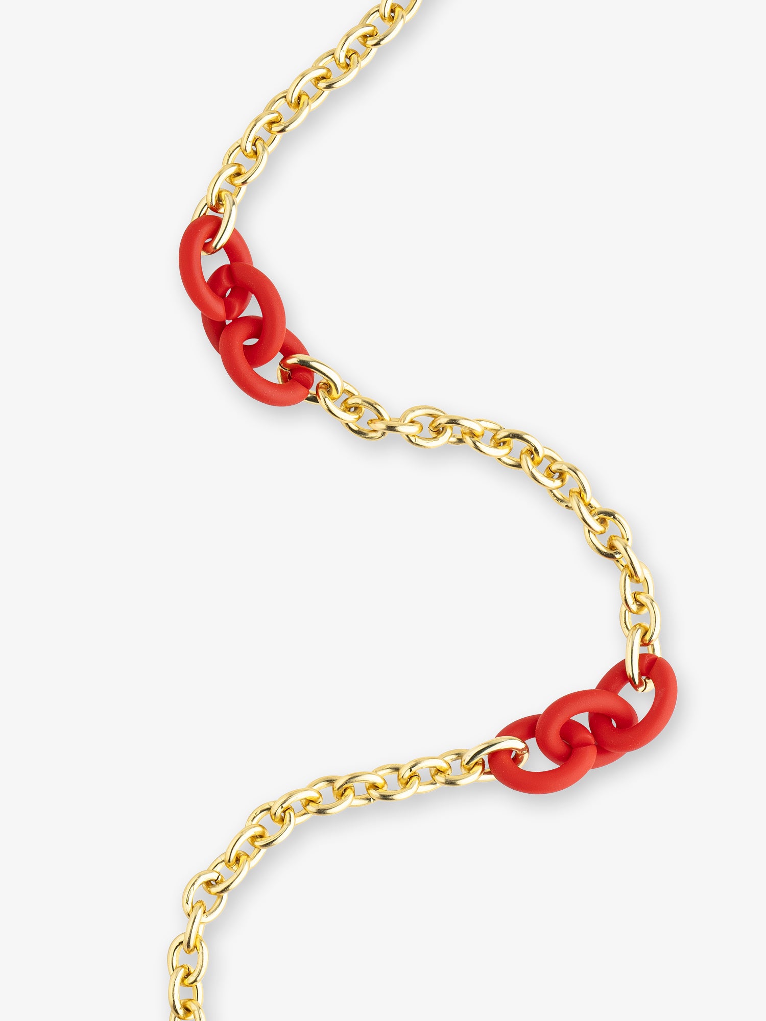 Crossbody cell phone chain CHUNKY mix