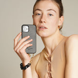 Vegan Leather Case Black · iPhone 16 Plus