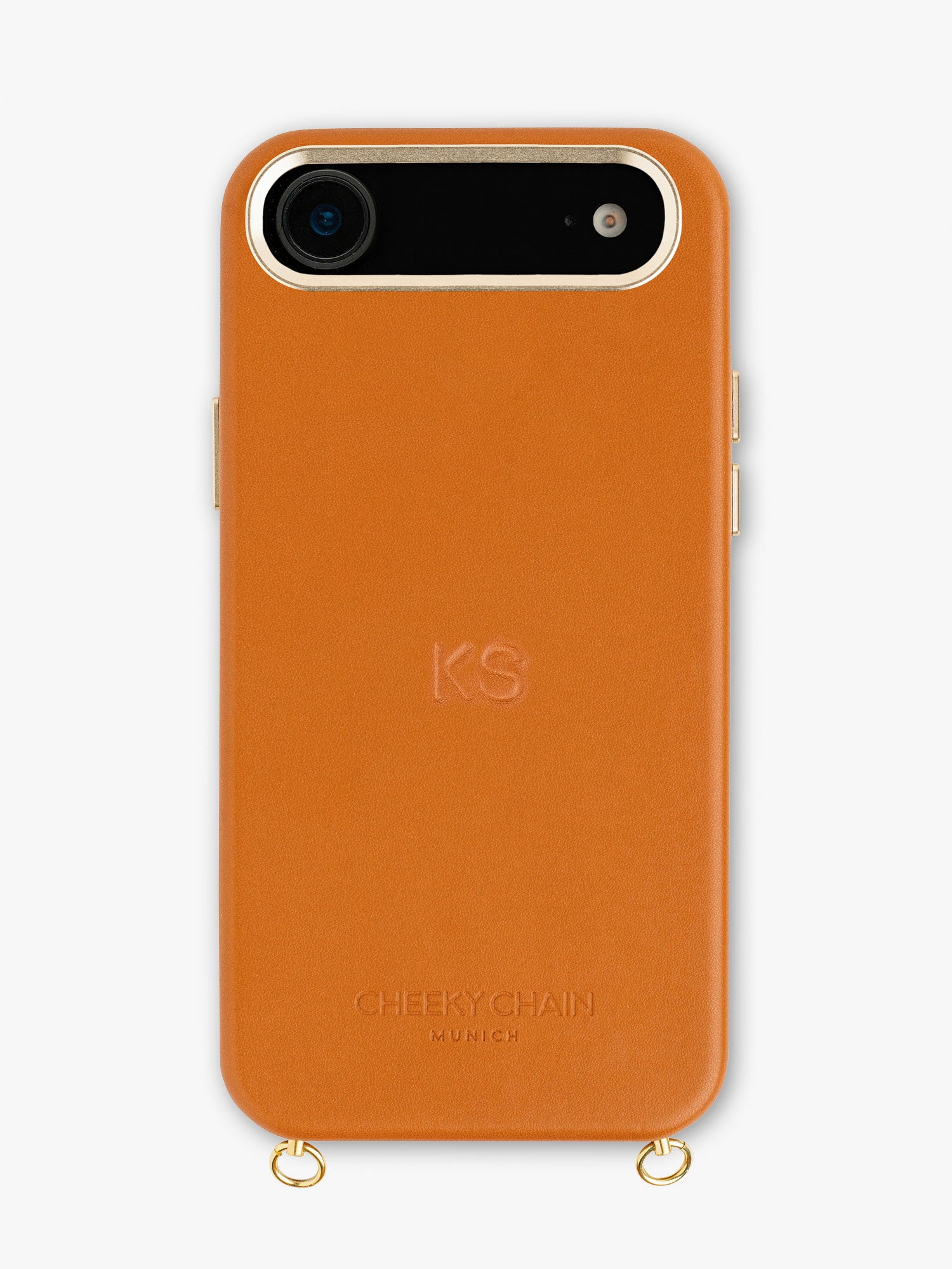 Vegan Leather Case Cognac · iPhone Air
