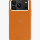 Vegan Leather Case Cognac · iPhone 17 Pro Max