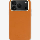 Vegan Leather Case Cognac · iPhone 17 Pro