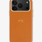 Vegan Leather Case Cognac · iPhone 17 Pro Max