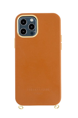 Vegan Leather Case Cognac · iPhone 15