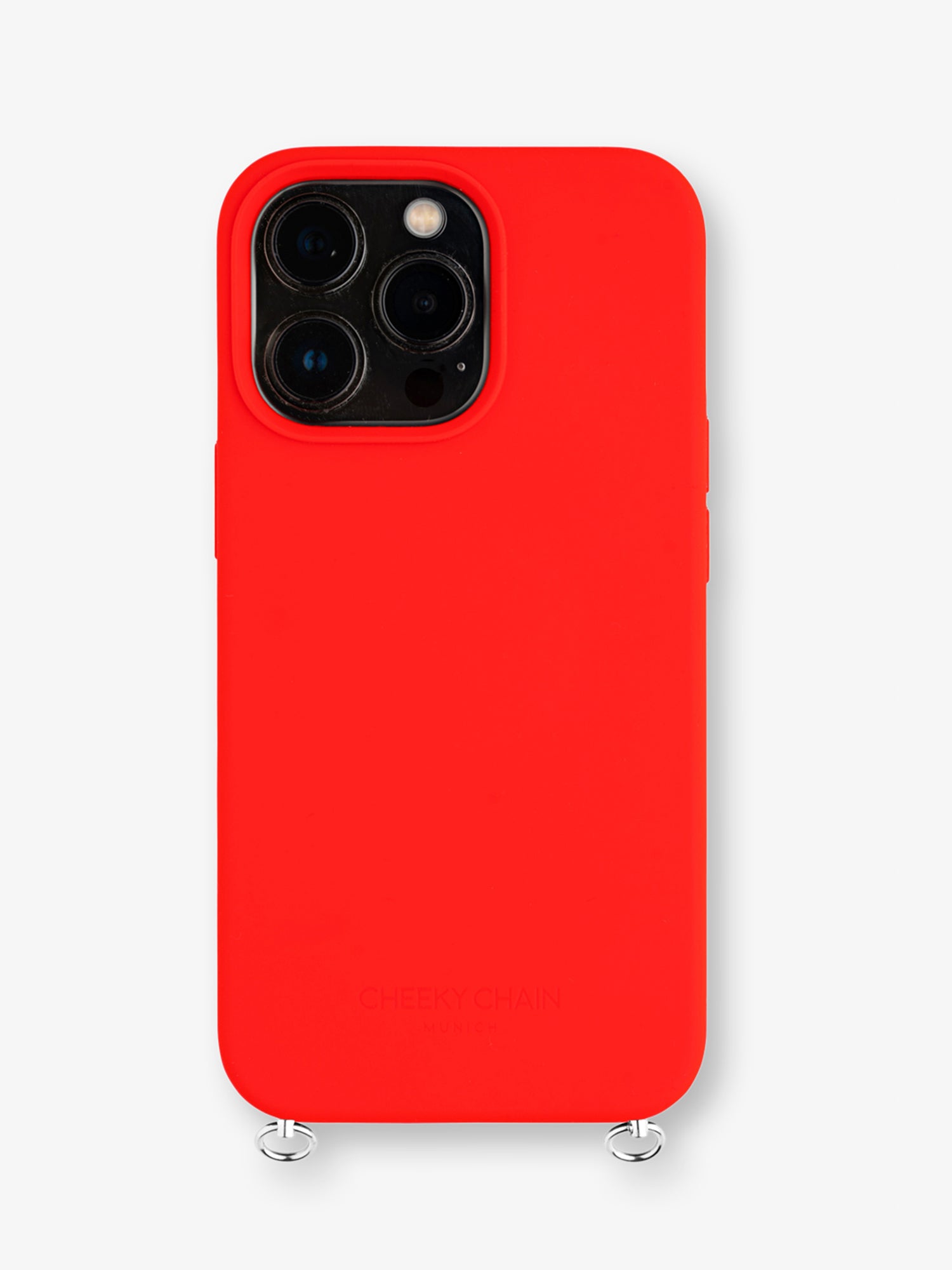 Silicone Case Fiery Red · iPhone 15