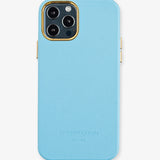 Vegan Leather Case Blue · iPhone 12 Pro Max