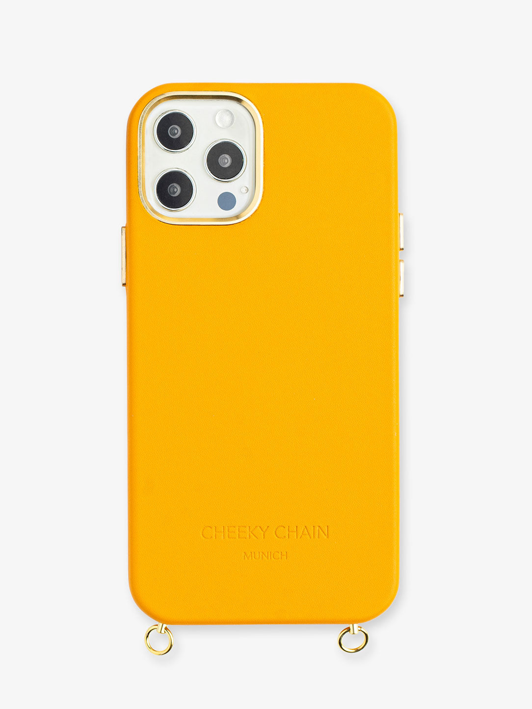 Vegan Leather Case Orange · iPhone 12 Pro Max