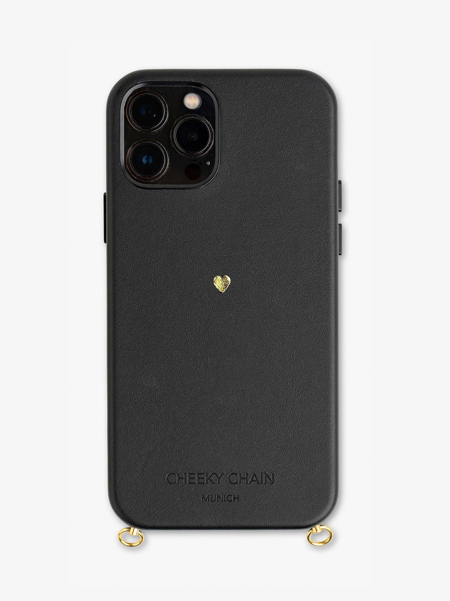 Black Vegan Leather Case HEART Edition