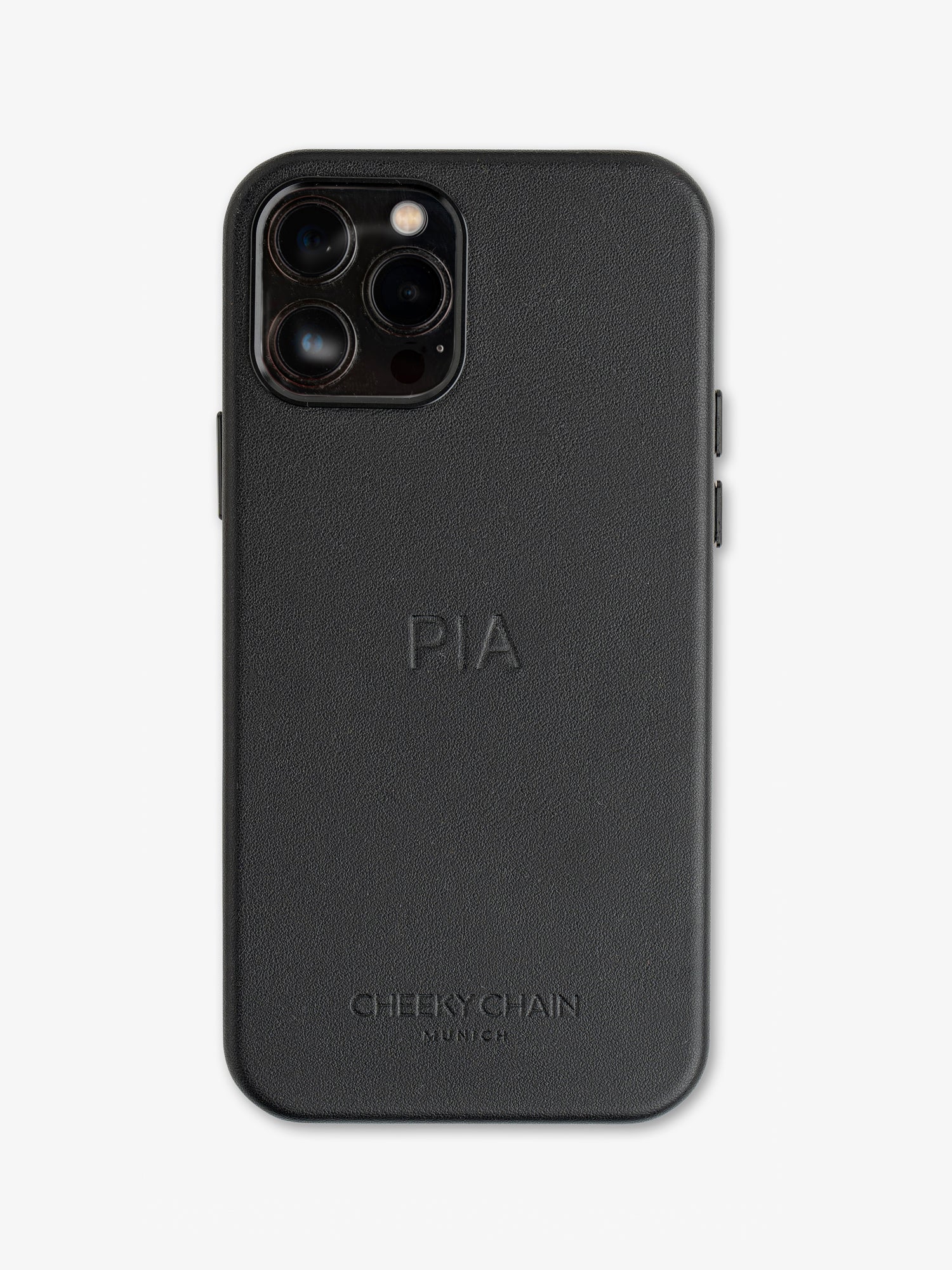 Vegan Leather Case Black · iPhone 13 Pro
