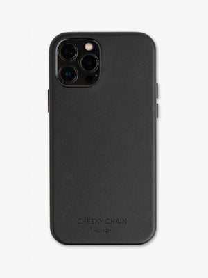 Vegan Leather Case Black · iPhone 15 Pro Max