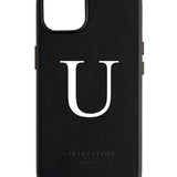 Mobile phone case Black Vegan Leather