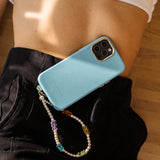Vegan Leather Case Blue · iPhone 13 Mini