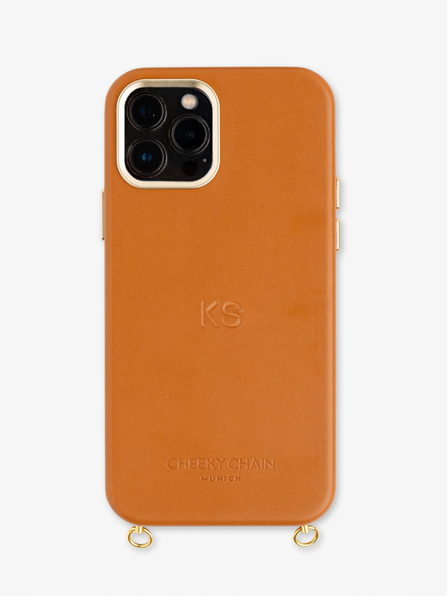 Vegan Leather Case Cognac · iPhone 13 Pro