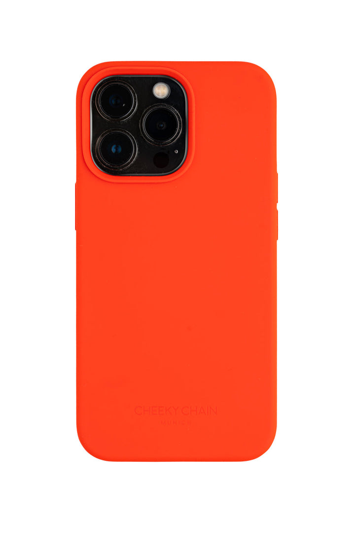 Mobile phone case SILICONE fiery red