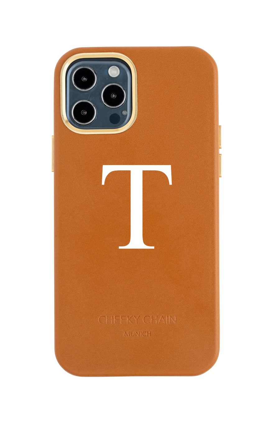Phone Case Cognac Vegan Leather with Magsafe