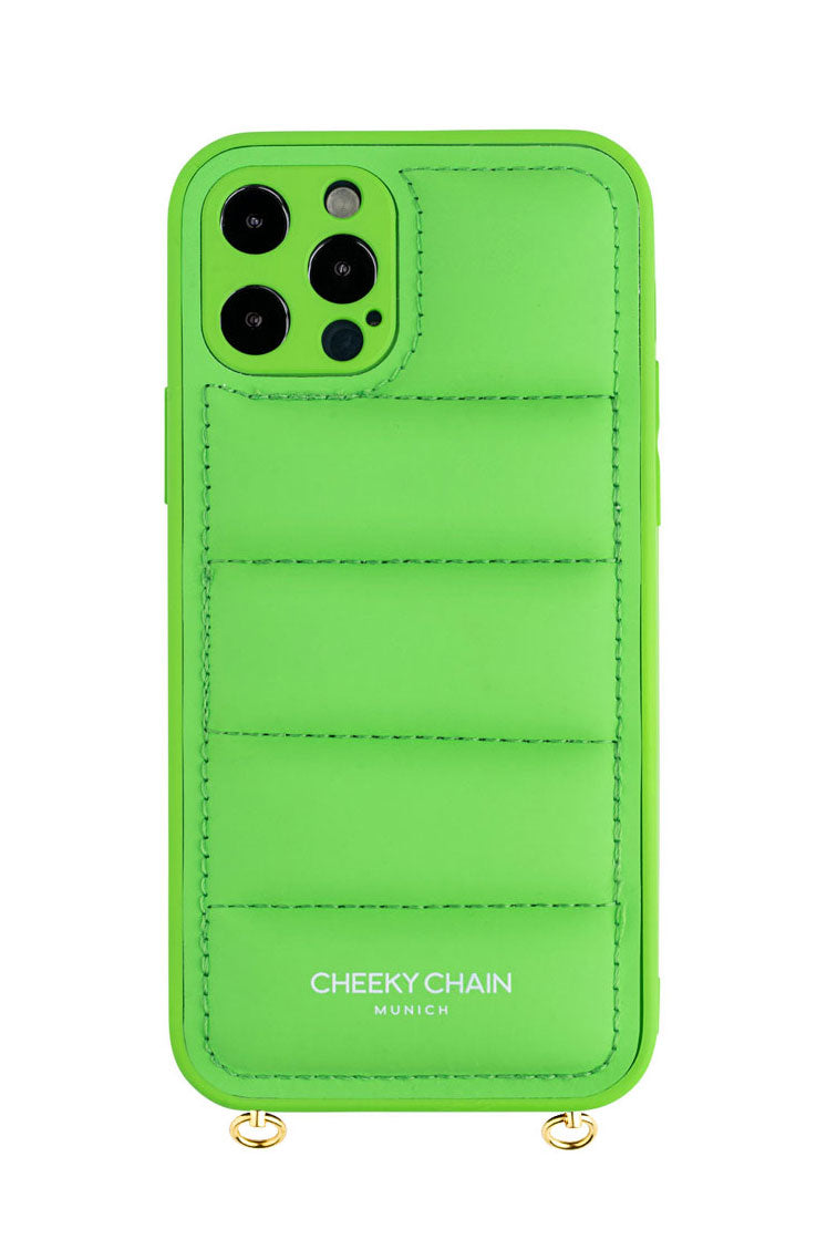 Mobile phone case PADDED green